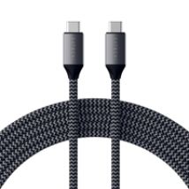USB-C -kaapeli, 2m, harmaa/musta