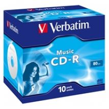CD-R for Audio 80min, 16x, jewel-case, 10kpl