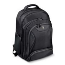 15.6/17.3" MANHATTAN Backpack, kannettavan tietokoneen reppu, musta