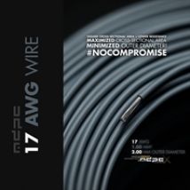 17 AWG Wire -sähköjohto, 1m, harmaa