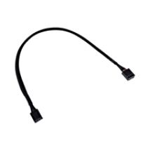 4-Pin PWM kaapeli, uros - uros, musta 30cm
