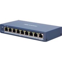 DS-3E1309P-EI, 8 Port Fast Ethernet Smart PoE Switch, 110W, sininen