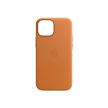 iPhone 13 mini Leather Case with MagSafe -suojakuori, Golden Brown