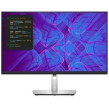 27" P2723QE, 4K UHD -monitori, hopea/musta