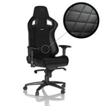 EPIC Gaming Chair, keinonahkaverhoiltu pelituoli, musta