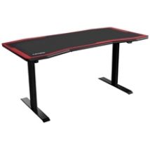 Desk D16E -pelipöytä, sähköisesti säädettävä, Carbon Red