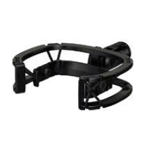 Shock Mount, värinää vaimentava kiinnitin Wave -mikrofoneille, musta