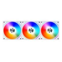 UNI FAN AL120 - 3-pack, 120mm RGB PWM -laitetuuletinsarja, valkoinen