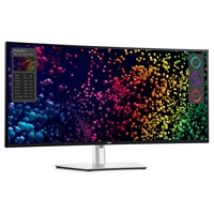 40" UltraSharp U4025QW, kaareva 120Hz WUHD-monitori, hopea/musta