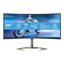 34" Evnia 5000 34M1C5500VA, kaareva 165Hz WQHD-pelimonitori, musta