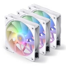 ZF120 (3 in 1), 120mm PWM-laitetuuletinsarja, 3 kpl, valkoinen