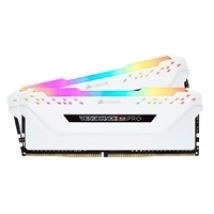 16GB (2 x 8GB) Vengeance RGB PRO, DDR4 3600MHz, CL18, 1.35V, valkoinen
