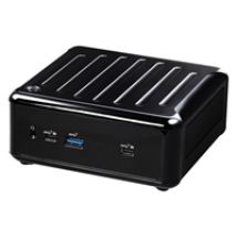 4X4 BOX-4800U, MiniPC -barebone, musta