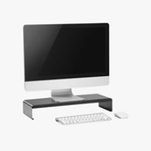 13-32" Rise 1, alumiininen monitoritaso näytöille, musta