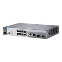 Aruba 2530-8G, hallinnoitu kytkin, 8 x 10/100/1000 + 2 x combo Gigabit SFP, musta/hopea