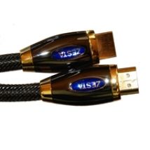 HDMI 1.3b -näyttökaapeli, punottu, 1,8m, musta (Poistotuote! Norm. 6,9€)