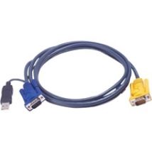 KVM-kaapeli, SPHD15 u > HD15 u & USB A-tyyppi u, 6m