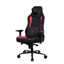 Vernazza SuperSoft - Black/Red, kangasverhoiltu pelituoli, musta/punainen