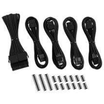 Classic ModMesh Cable Extension Kit - 8+8 Series -jatkokaapelisarja, musta