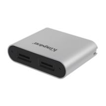 Workflow microSD Reader -muistikortinlukija, USB 3.2 Gen1, harmaa/musta