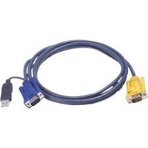 KVM-kaapeli, SPHD15 u > HD15 u & USB A-tyyppi u, 5m