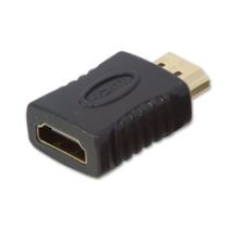 HDMI CEC Less -adapteri, naaras -> uros, musta