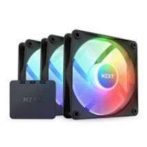 F120 RGB Core - Triple Pack, 120mm PWM-laitetuuletinsarja + RGB-kontrolleri, musta