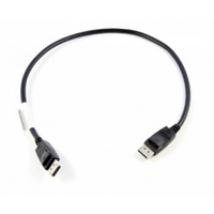 DisplayPort 1.2 -näyttökaapeli, 0,5m, musta