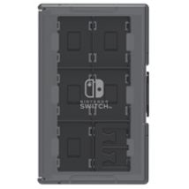 Game Card Case -suojakotelo 24:lle Nintendo Switch -pelille, musta