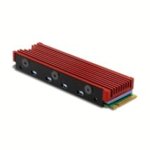 Passiivinen alumiinijäähdytin M.2 2280 SSD-levylle, punainen
