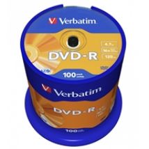 DVD-R 4,7GB/120min, 16x, spindle, 100kpl