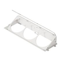 Viisto tuuletinkiinnike HS 420-koteloon, HS 420 Angled Bottom Fan Bracket, valkoinen
