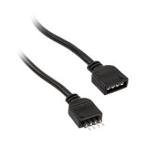 RGB 4-pin Extension Cable -jatkokaapeli, 50cm, musta