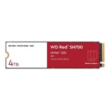 4TB WD Red SN700 NVMe SSD -levy, M.2 2280, PCIe 3.0 x4, 3400/3100 MB/s