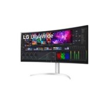 39,7" 40WP95C-W, kaareva UltraWide WUHD Nano IPS -monitori, valkoinen/hopea/musta