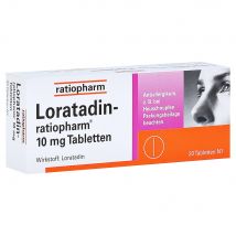 Loratadin-ratiopharm 10mg Tabletten 20 Stück
