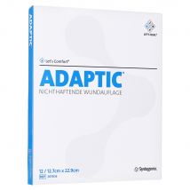 ADAPTIC 12,7x22,9 cm feuchte Wundauflage 2019 12 Stück