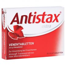Antistax extra Venentabletten 30 Stk., bei Krampfadern & Besenreiser Filmtabletten 30 Stück