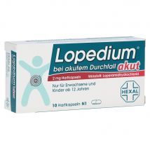 Lopedium akut bei akutem Durchfall Hartkapseln 10 Stück