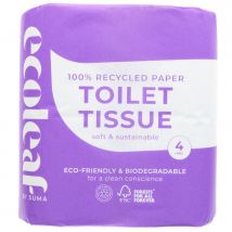 Ecoleaf Recycled Paper Toilet Tissue - Pack of 4