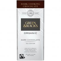 Green & Black's Organic Dark Cooking Chocolate - 150g
