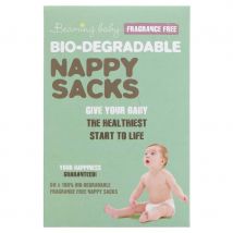 Beaming Baby Fragrance Free Biodegradable Nappy Sacks - Pack of 60