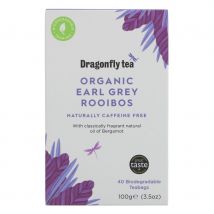 Dragonfly Tea Organic Earl Grey Rooibos - 40 bags