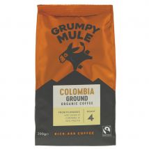 Grumpy Mule Columbia Planadas Ground Organic Coffee - 200g