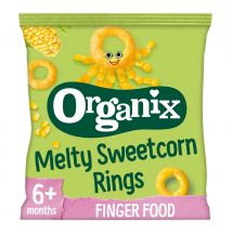 Organix Melty Sweetcorn Rings - 20g