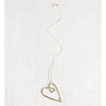 LA Jewellery Recycled Silver Love Neckalce