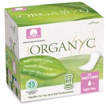 Organyc Individually Wrapped Panty Liners - Light - Pack of 24
