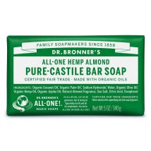 Dr Bronner Organic Almond Soap Bar - 140g