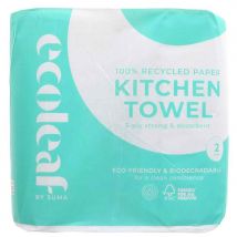 Ecoleaf Recycled Paper Kitchen Towel - Pack of 2