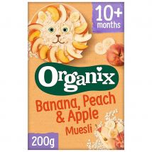 Organix Banana  Peach & Apple Muesli - 200g